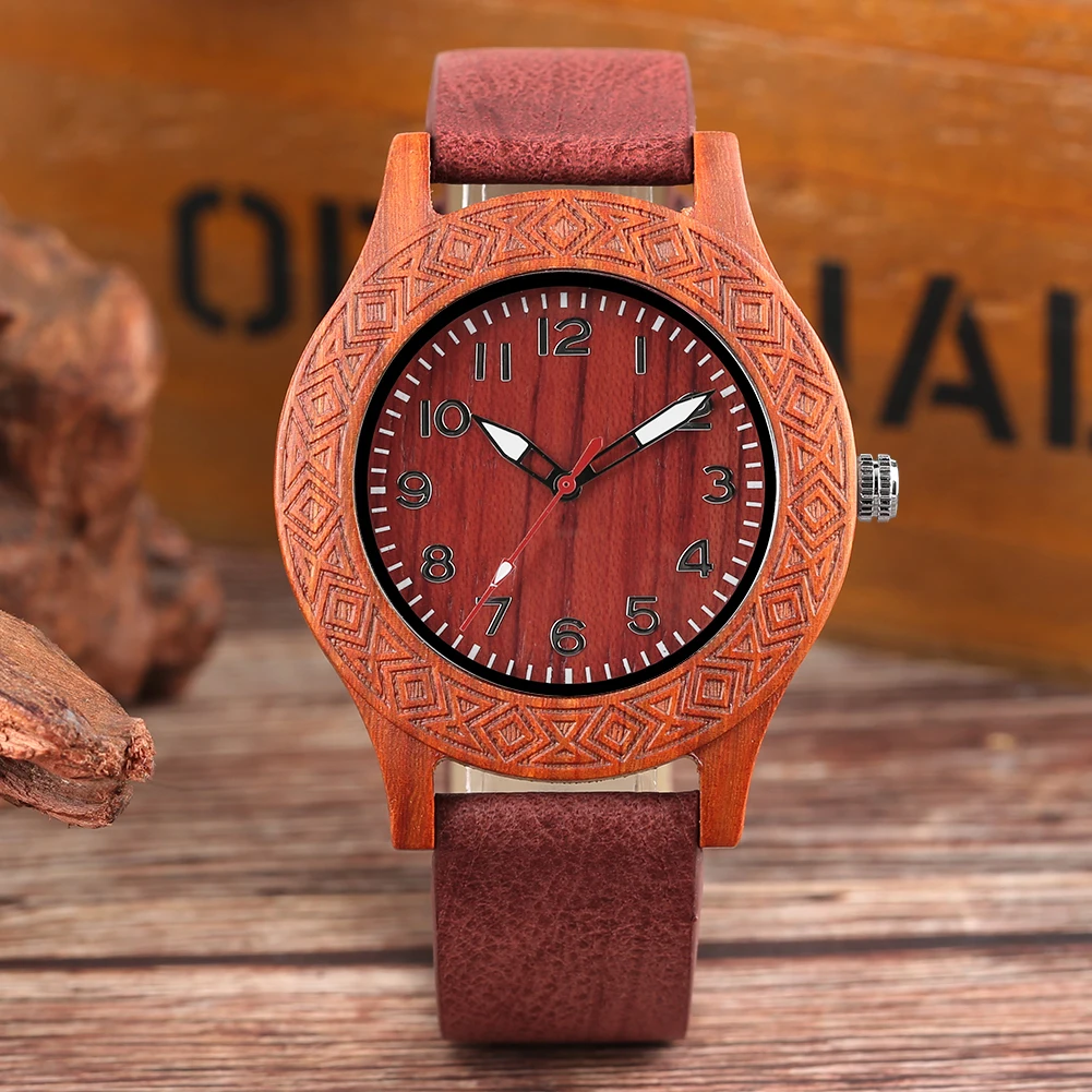 Handmade Wood Watch Leather Band Wooden Watch Environmental Protection Lightweight Round Shape Women's Watches Best Gifts
Handmade Wood Watch Leather Band Wooden Watch Environmental Protection Lightweight Round Shape Women's Watches Best Gifts