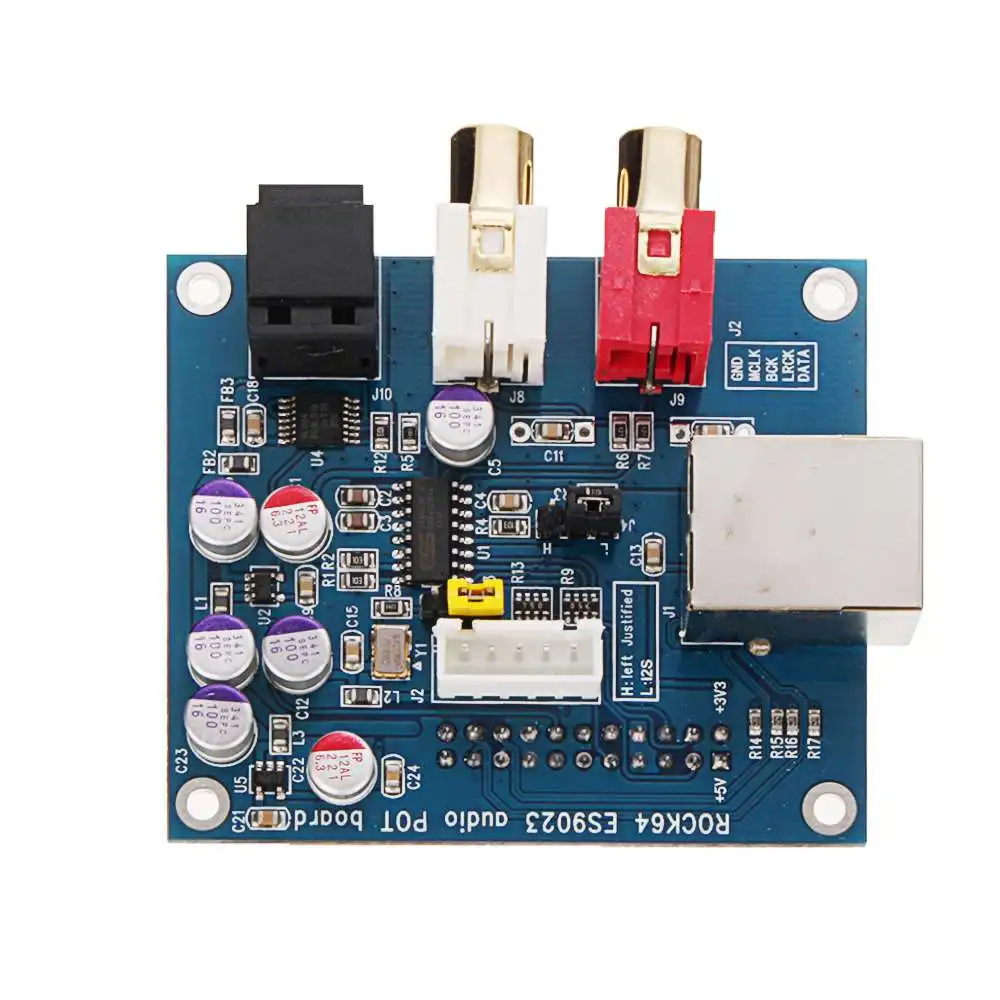 LEORY 1PC Stereo Audio Receiver Module Board For ESS ES9023 Sabre DAC HiFi Sound Quality
LEORY 1PC Stereo Audio Receiver Module Board For ESS ES9023 Sabre DAC HiFi Sound Quality