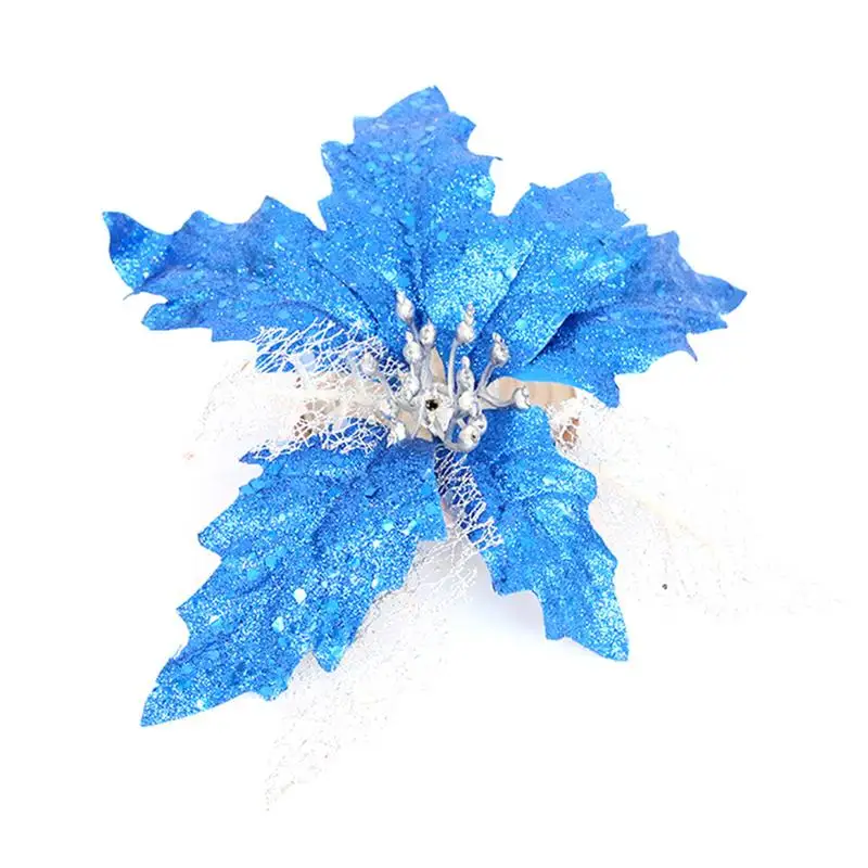 10PCS New Hollow Glitter Powder Paillette Simulation Christmas Flowers Christmas Tree Decoration For Garden Family Outdoor Park
10PCS New Hollow Glitter Powder Paillette Simulation Christmas Flowers Christmas Tree Decoration For Garden Family Outdoor Park
