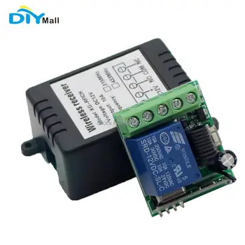 DC12V 1CH Relay Module Wireless Remote Control Switch Controller Receiver for EV1527 Code Universal 433MHz RF Smart Home
DC12V 1CH Relay Module Wireless Remote Control Switch Controller Receiver for EV1527 Code Universal 433MHz RF Smart Home