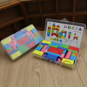 34pcs wooden castle Architecture children's early education toys enlightenment shapes combination and boxes
34pcs wooden castle Architecture children's early education toys enlightenment shapes combination and boxes