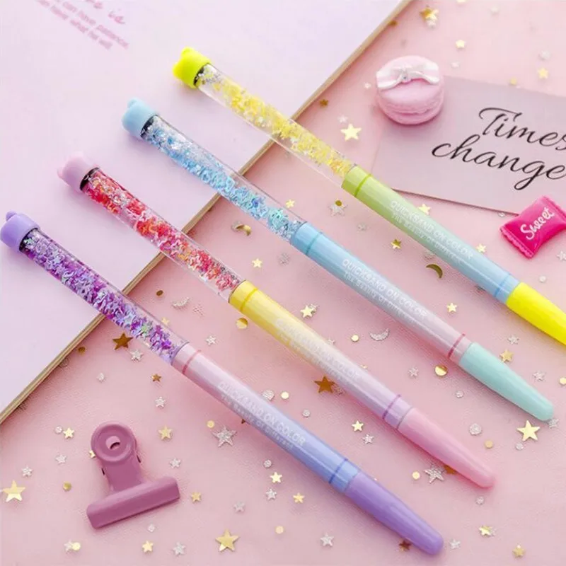 1PCS Bright Colorful Quicksand Gradient Gel Pen Black Ink Color High Quality School Student Stationery And Office Supplies Pen
1PCS Bright Colorful Quicksand Gradient Gel Pen Black Ink Color High Quality School Student Stationery And Office Supplies Pen