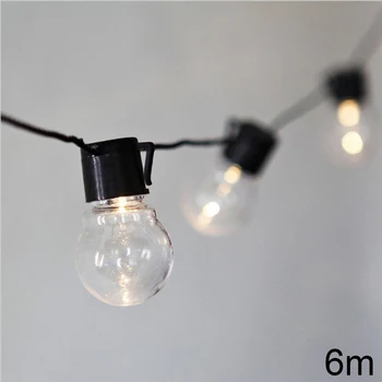 6m 20 Led Festoon String Light Christmas Globe Ball Fairy Light Garland Bulb Outdoor For Wedding/party/garden/patio Decoration
6m 20 Led Festoon String Light Christmas Globe Ball Fairy Light Garland Bulb Outdoor For Wedding/party/garden/patio Decoration