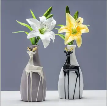 Resin Animal Elk Vase Cute Elves Flower Fairy Resin Vase Living Room Desktop Crafts Furnishings Home Accessories Accessories
Resin Animal Elk Vase Cute Elves Flower Fairy Resin Vase Living Room Desktop Crafts Furnishings Home Accessories Accessories