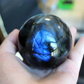 AUGKUN Crystal Ball Decoration Natural Labradorite Stone Ball Gray Moonstone Blues Gemstone orb Gem Crafts Home Decoration
AUGKUN Crystal Ball Decoration Natural Labradorite Stone Ball Gray Moonstone Blues Gemstone orb Gem Crafts Home Decoration