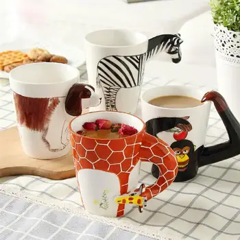 Cute 3D Animal Giraffe Shape Hand Painted Ceramic Coffee Mugs Milk Tea Cups Cartoon Elephant Dolphin Penguin Sika Deer Cups Gift
Cute 3D Animal Giraffe Shape Hand Painted Ceramic Coffee Mugs Milk Tea Cups Cartoon Elephant Dolphin Penguin Sika Deer Cups Gift