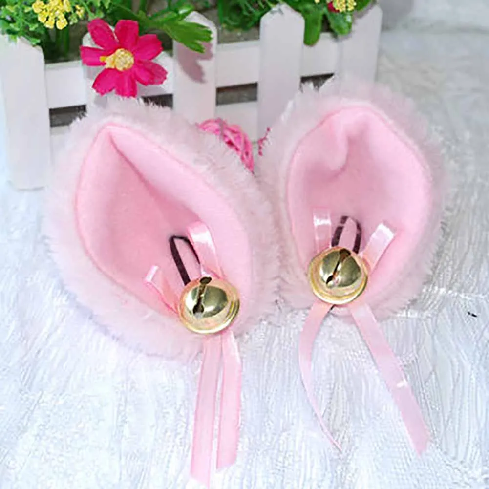 1Pair Cute Faux Fur Cat Ear Kawaii Girl Women Headwear Hair Clip with smallbell Hallowmas Xmas Party Fancy Ball Decor
1Pair Cute Faux Fur Cat Ear Kawaii Girl Women Headwear Hair Clip with smallbell Hallowmas Xmas Party Fancy Ball Decor