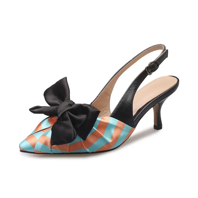 Carole Levy 2019 New April Fashion Striped Pointed Toe Woman Summer Shoes Lady Street Photography Sandal Thin Heel Pump Bow-knot
Carole Levy 2019 New April Fashion Striped Pointed Toe Woman Summer Shoes Lady Street Photography Sandal Thin Heel Pump Bow-knot