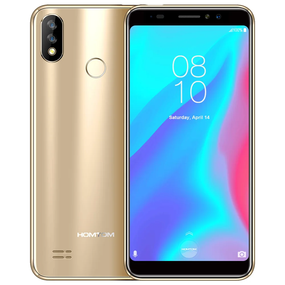 

HOMTOM C8 4G Smartphone 5.5'' Android 8.1 MTK6739 Quad Core 1.3GHz 2GB RAM 16GB ROM 13.0MP Fingerprint Face ID 3000mAh Cellphone