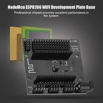NodeMcu Lua Black Metal ESP8266 WIFI Development Plate Base Expander Board Base Made of high quality materials
NodeMcu Lua Black Metal ESP8266 WIFI Development Plate Base Expander Board Base Made of high quality materials
