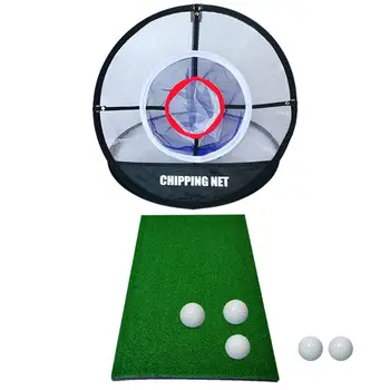 Foldable Golf Hitting Cage Training Aids 2019 New Indoor Outdoor Golf Cage Mats Swing Trainer Pad Set Grassland Practice Net
Foldable Golf Hitting Cage Training Aids 2019 New Indoor Outdoor Golf Cage Mats Swing Trainer Pad Set Grassland Practice Net