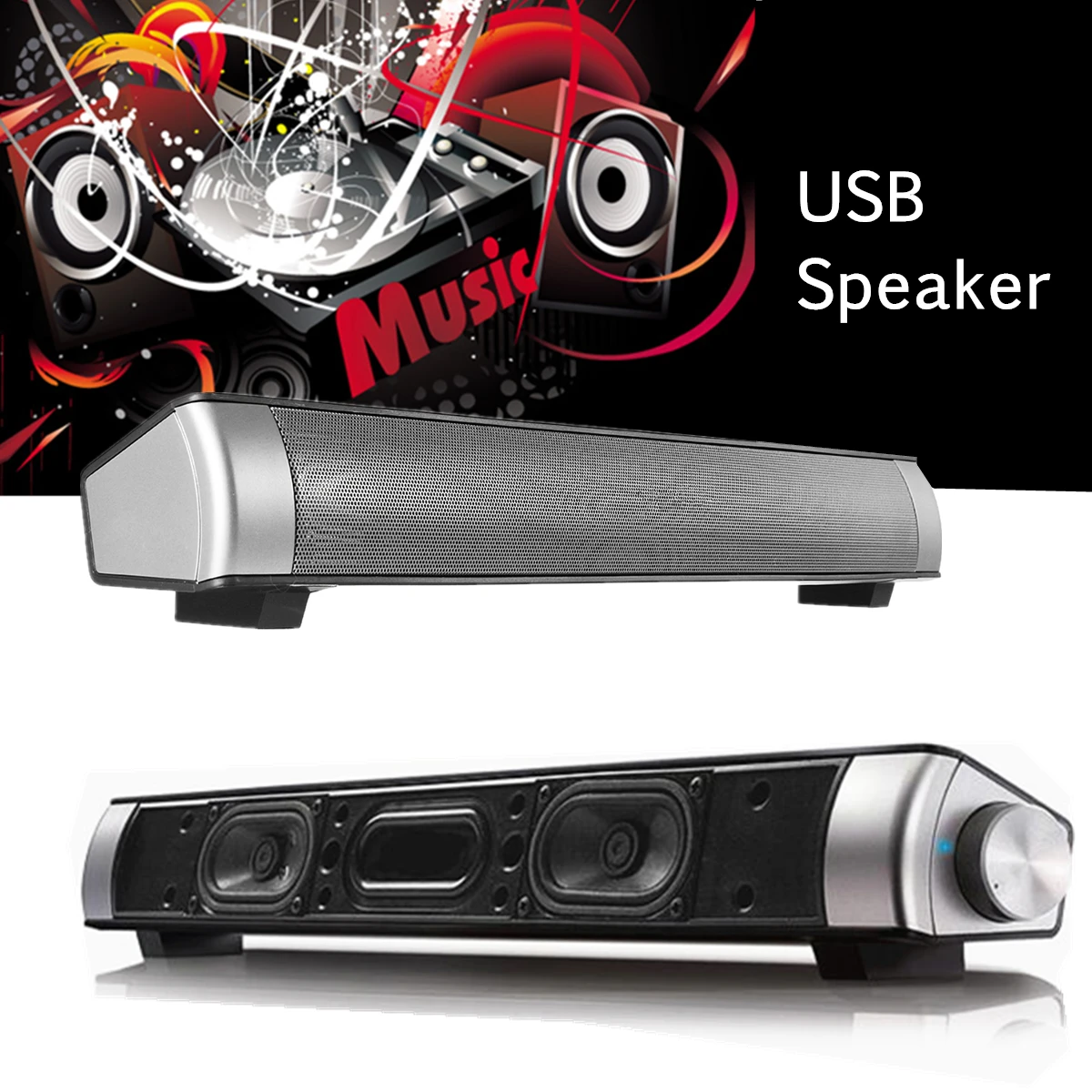 Big Power 3W*2 HIFI Portable Wireless bluetooth Speaker Stereo Soundbar TF FM USB Subwoofer Column for Computer TV Phone
Big Power 3W*2 HIFI Portable Wireless bluetooth Speaker Stereo Soundbar TF FM USB Subwoofer Column for Computer TV Phone