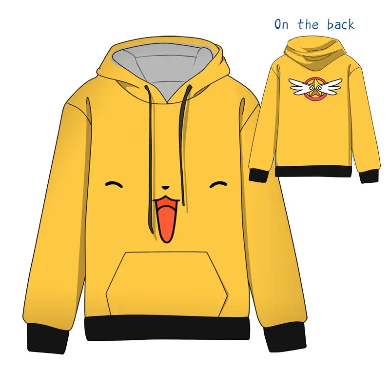Hot Anime Cardcaptor Sakura CERBERUS Cotton Cosplay Hoodies Standard Hooded Winter Tops Unisex funny Sweatshirts
Hot Anime Cardcaptor Sakura CERBERUS Cotton Cosplay Hoodies Standard Hooded Winter Tops Unisex funny Sweatshirts