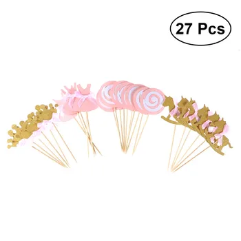 27 Pcs Pink Princess Cake Toppers Chic Cake Picks Cupcake Decoration Topper For Birthday Party Dessert Decoration Baby Shower
27 Pcs Pink Princess Cake Toppers Chic Cake Picks Cupcake Decoration Topper For Birthday Party Dessert Decoration Baby Shower