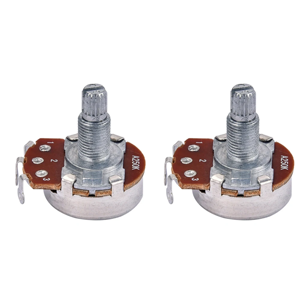 2pcs/Pack Copper Electric Guitar Alpha A250K Potentiometer Control Guitar Tone Pots Musical Instrument Accessory
2pcs/Pack Copper Electric Guitar Alpha A250K Potentiometer Control Guitar Tone Pots Musical Instrument Accessory