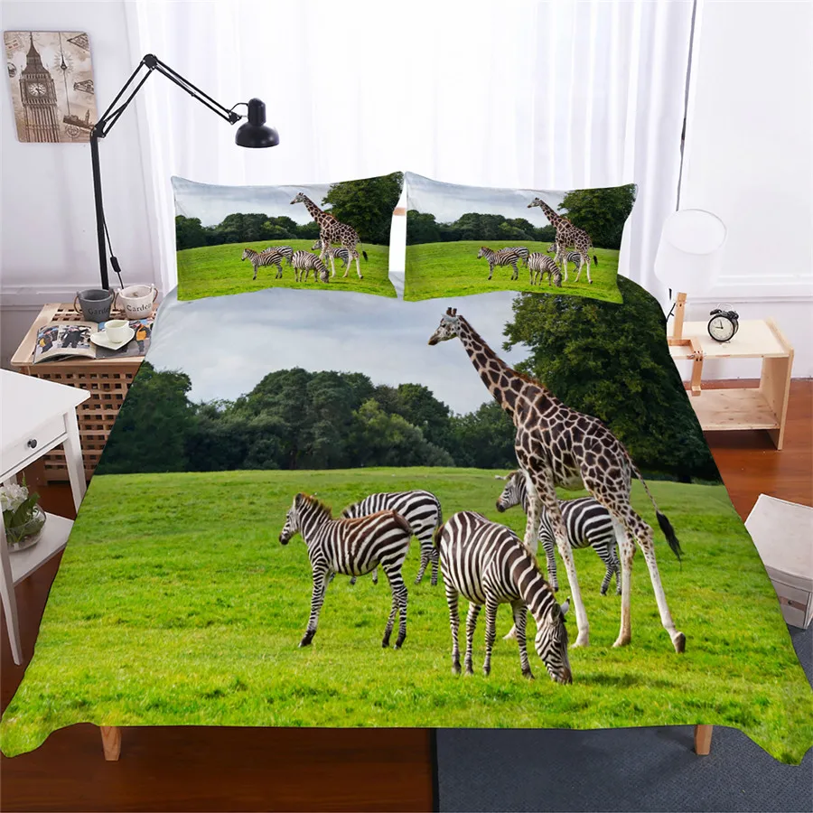 Bedding Set 3D Printed Duvet Cover Bed Set Giraffe Animal Home Textiles for Adults Lifelike Bedclothes with Pillowcase #CJL18
Bedding Set 3D Printed Duvet Cover Bed Set Giraffe Animal Home Textiles for Adults Lifelike Bedclothes with Pillowcase #CJL18