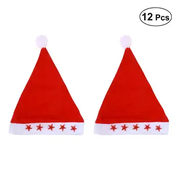 12pcs Christmas Hat Non-woven Luminous Holiday Hats Santa Cap Christmas Costume Christmas Party Caps for Children Adults
12pcs Christmas Hat Non-woven Luminous Holiday Hats Santa Cap Christmas Costume Christmas Party Caps for Children Adults