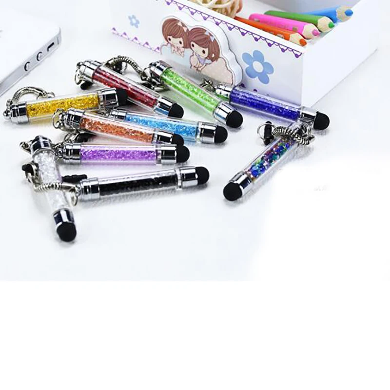 Crystal Diamond Phone Capacitor Pen Stylus Pointer High Precision Superfine Head Touch Screen | Мобильные телефоны и
