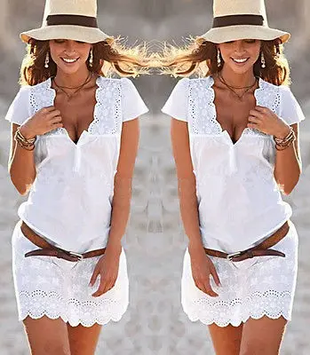 Women Mini Short Casual Summer Party Short 2016 Dresses New Sexy Women Lady Slim Lace V Neck Bodycon Fashion Brief White
Women Mini Short Casual Summer Party Short 2016 Dresses New Sexy Women Lady Slim Lace V Neck Bodycon Fashion Brief White
