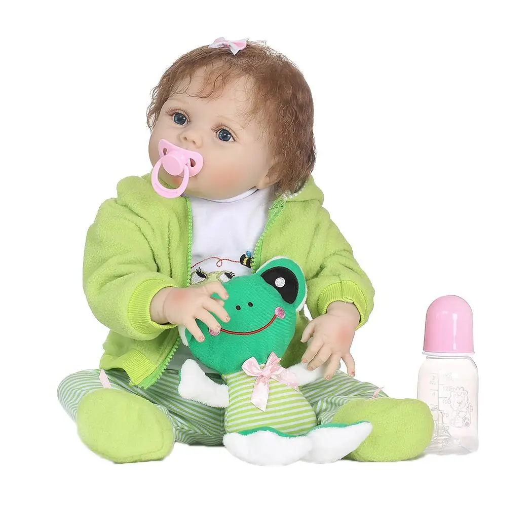 Soft Silicone Babies Reborn Baby Doll Toys For Children Christmas Gift Soft Silicone Realistic With Clothes Reborn Baby Doll
Soft Silicone Babies Reborn Baby Doll Toys For Children Christmas Gift Soft Silicone Realistic With Clothes Reborn Baby Doll
