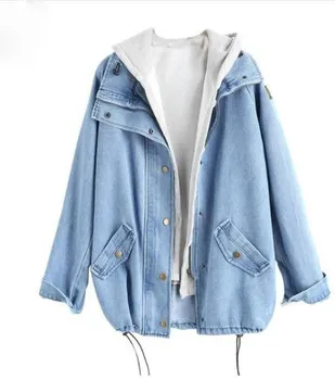 2018 New Fashion Autumn Button Up Ladies Denim Jacket With Hooded 2 Piece 5xl Female Jean Plus Size Women Coat Tops tll04
2018 New Fashion Autumn Button Up Ladies Denim Jacket With Hooded 2 Piece 5xl Female Jean Plus Size Women Coat Tops tll04