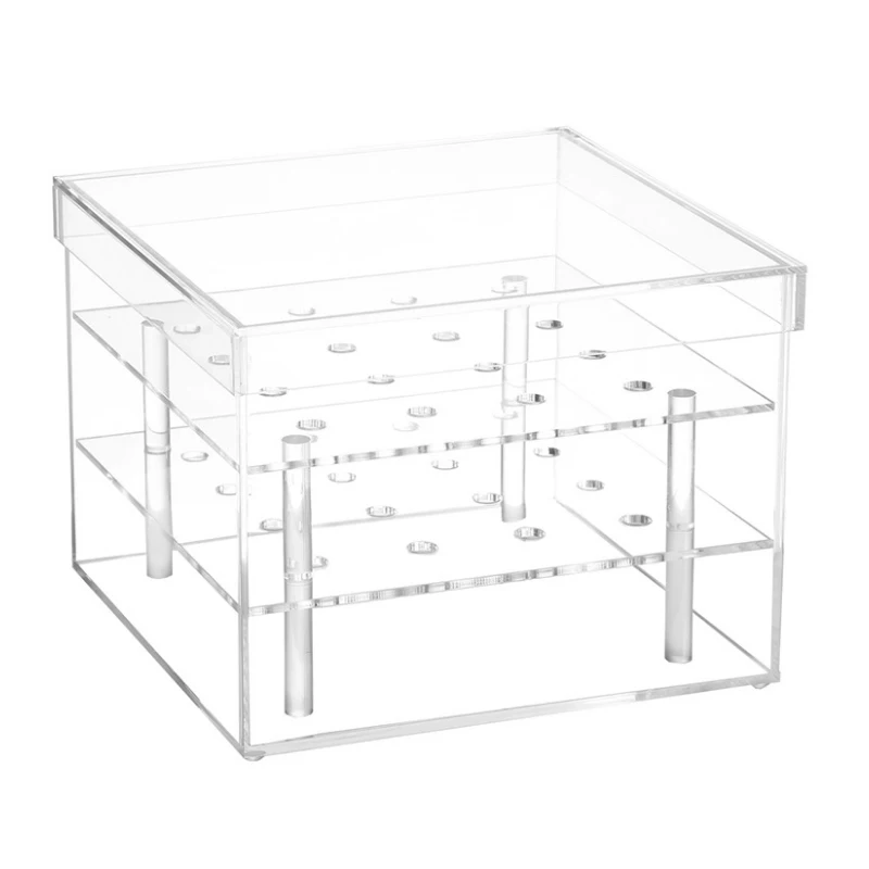 New Fashion Clear Acrylic 16 Flowers Rose Flower Box Makeup Organizer Cosmetic Tools Holder Flower Gift Box For Girlfriend Wom
New Fashion Clear Acrylic 16 Flowers Rose Flower Box Makeup Organizer Cosmetic Tools Holder Flower Gift Box For Girlfriend Wom