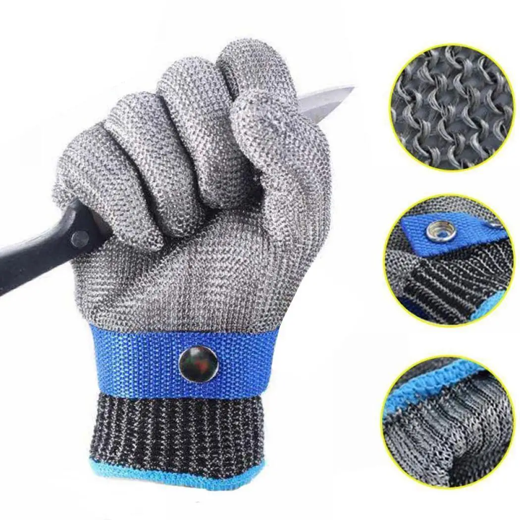 100% High quality Meat Butcher Working Protective Gloves Steel Stainless with Flexible wrist strap
100% High quality Meat Butcher Working Protective Gloves Steel Stainless with Flexible wrist strap