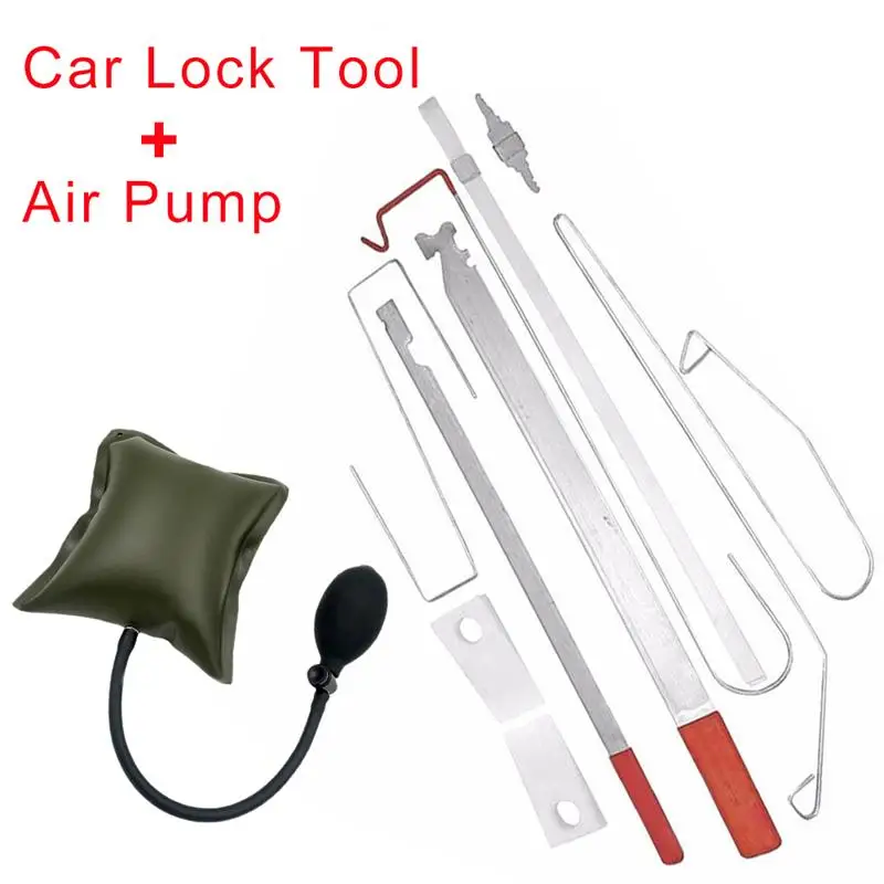 9PCS/Set Air Pump Automotive Emergency Open Unlock Tools Car Door Lock Out Emergency Kit Repair Tool Kit Auto Car Repair
9PCS/Set Air Pump Automotive Emergency Open Unlock Tools Car Door Lock Out Emergency Kit Repair Tool Kit Auto Car Repair