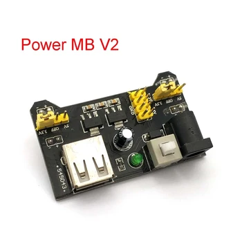 MB102 Breadboard Power Supply Module /MB102 white Breadboard Dedicated Power Module 2-way 3.3V 5V MB-102 Solderless Bread Board
MB102 Breadboard Power Supply Module /MB102 white Breadboard Dedicated Power Module 2-way 3.3V 5V MB-102 Solderless Bread Board