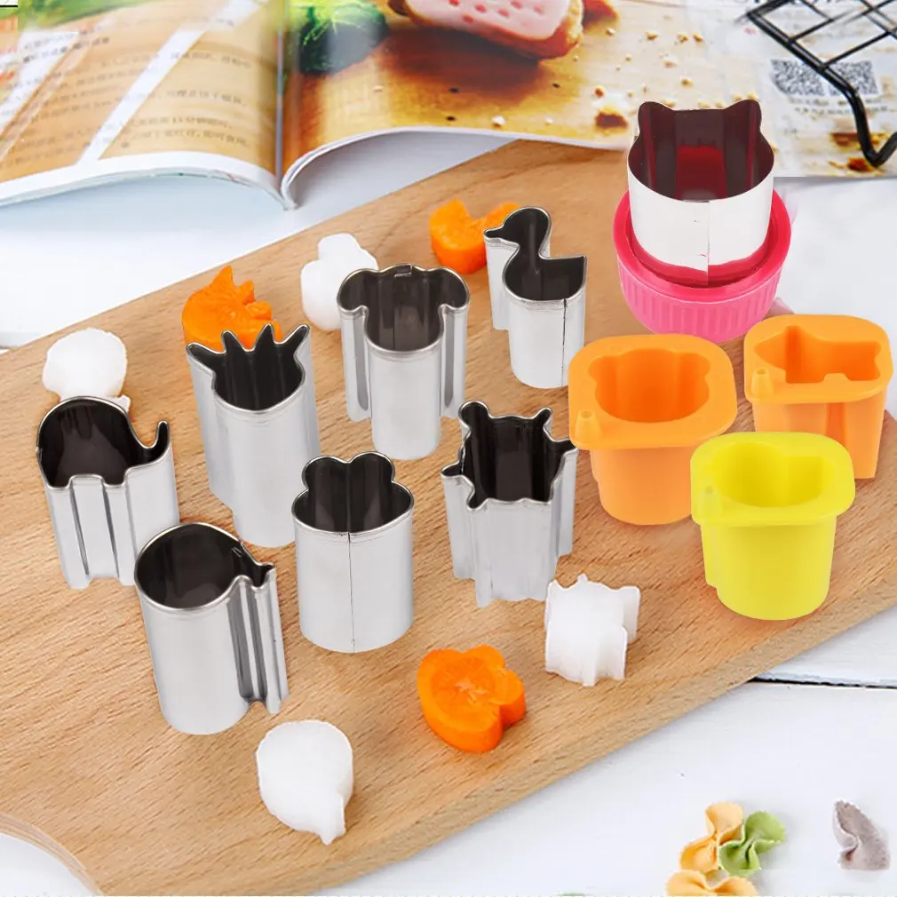 Aprince Mini Cookie Cutter Mold Sandwich Cutter Bread Cutter Shapes 14 Pieces/lot Baby Fruit Vegetable Cutters
Aprince Mini Cookie Cutter Mold Sandwich Cutter Bread Cutter Shapes 14 Pieces/lot Baby Fruit Vegetable Cutters