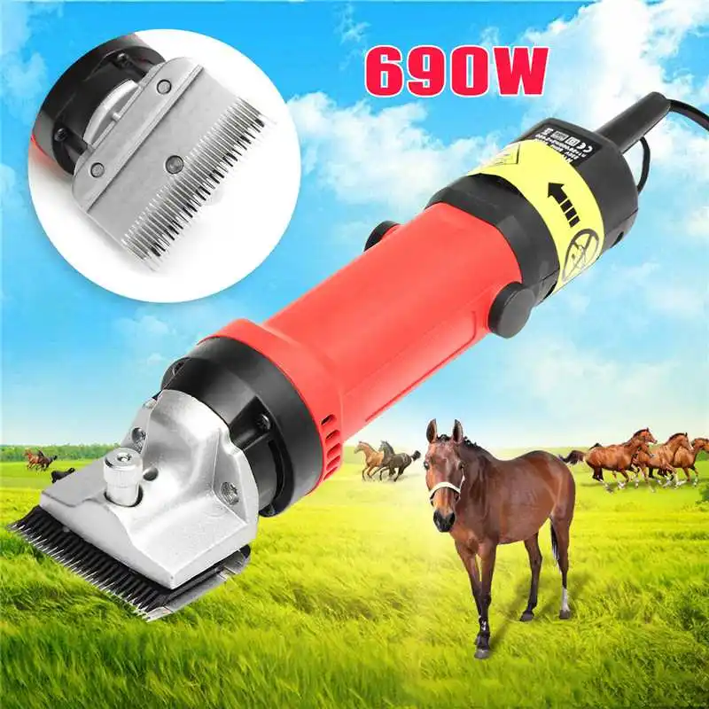 Doersupp 690W Electric Horse Sheep Clipper Sheep Goat Trimmer Shaver Cutter Horse Farm Shearing Machine US/AU Plug 110V/230V
Doersupp 690W Electric Horse Sheep Clipper Sheep Goat Trimmer Shaver Cutter Horse Farm Shearing Machine US/AU Plug 110V/230V