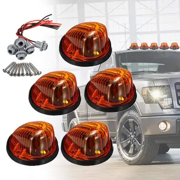 5PCS Smoke Roof Cab Marker Running Light Covers Kit For SUV Ford-Pickup Trucks ABS Direct replacement 93x58mm with Soft Pads
5PCS Smoke Roof Cab Marker Running Light Covers Kit For SUV Ford-Pickup Trucks ABS Direct replacement 93x58mm with Soft Pads