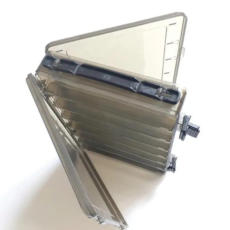 Plastic Dual Layer Waterproof Fishing Tackle Box Lure Bait Storage Case | Спорт и развлечения