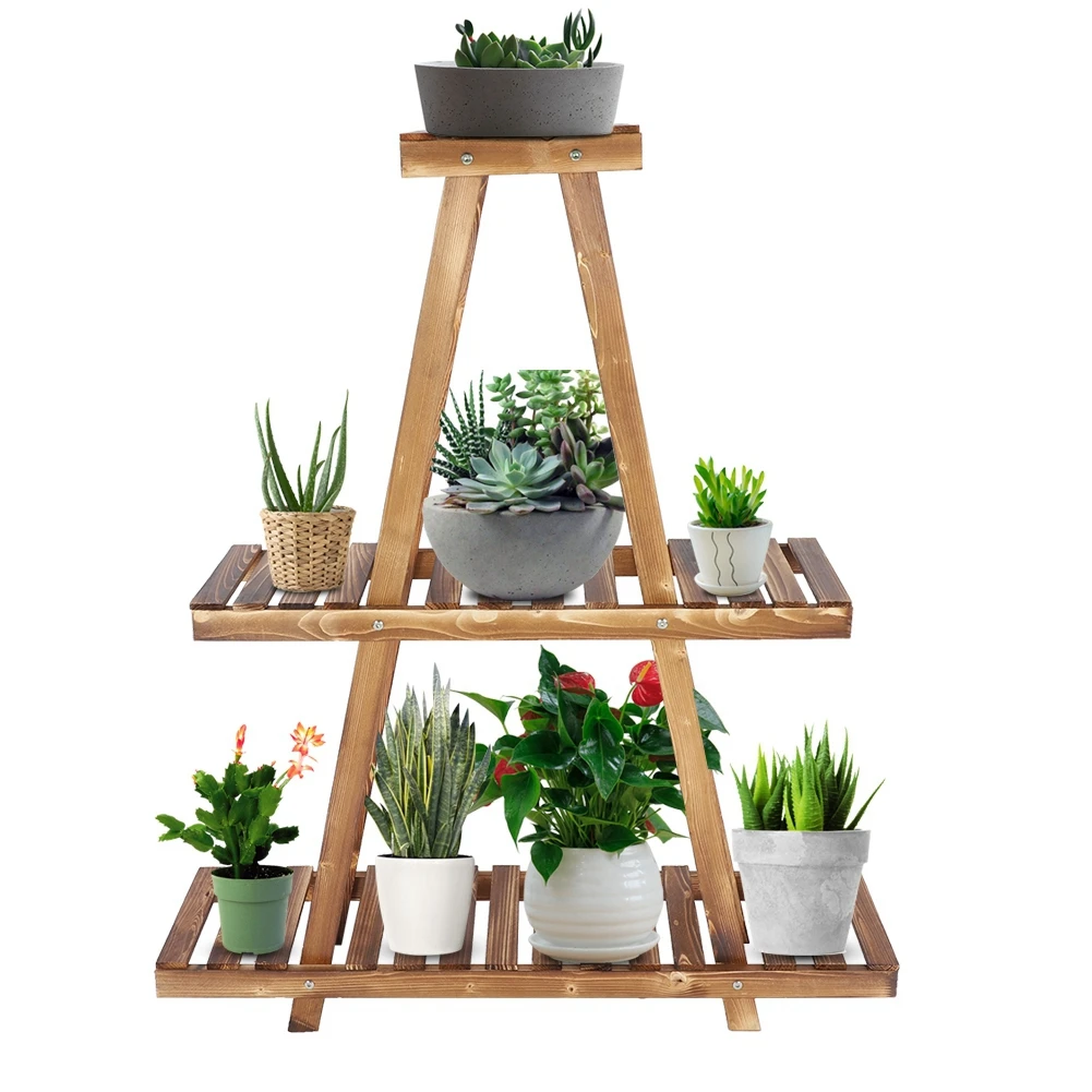 Wooden Pyramid Design Plant Stand Succulent Flower Pot Display Shelf Balcony Garden Decor Flower Stand
Wooden Pyramid Design Plant Stand Succulent Flower Pot Display Shelf Balcony Garden Decor Flower Stand