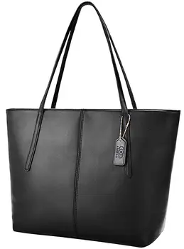 Simple Women Black Handbag Leisure Thread PU Leather Shoulder Bags Tote Korean Style Shopping Bag Female Travel Handbags
Simple Women Black Handbag Leisure Thread PU Leather Shoulder Bags Tote Korean Style Shopping Bag Female Travel Handbags