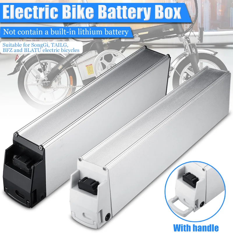Outdoor E-bike 48V 60V 18650 Lithium Battery Box Down Tube Electric Bike Battery Storage Box 410*110*63mm/ 470*110*63mm
Outdoor E-bike 48V 60V 18650 Lithium Battery Box Down Tube Electric Bike Battery Storage Box 410*110*63mm/ 470*110*63mm