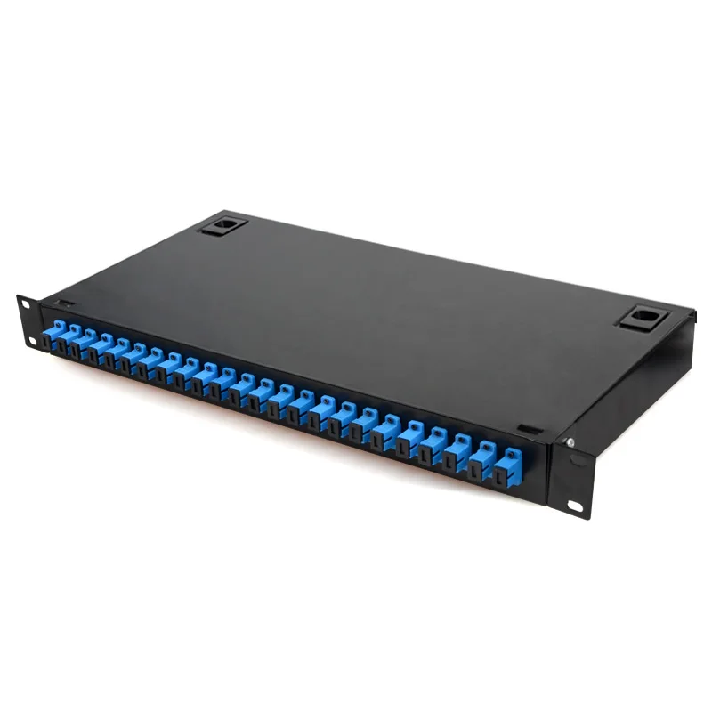 24 Port Fiber Patch Panel SC FC LC Pigtail ODF 1U Optical Fiber Terminal Box Optical Fiber Distribution Frame Factory wholesale
24 Port Fiber Patch Panel SC FC LC Pigtail ODF 1U Optical Fiber Terminal Box Optical Fiber Distribution Frame Factory wholesale
