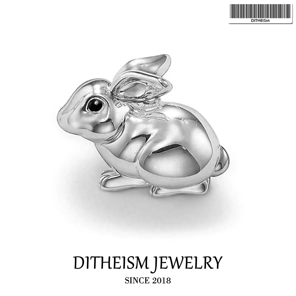 Bunny Rabbit Pendant 2018 New Fashion Jewelry 925 Sterling Silver Cute Gift For Women Girls Fit Necklace | Украшения и аксессуары
