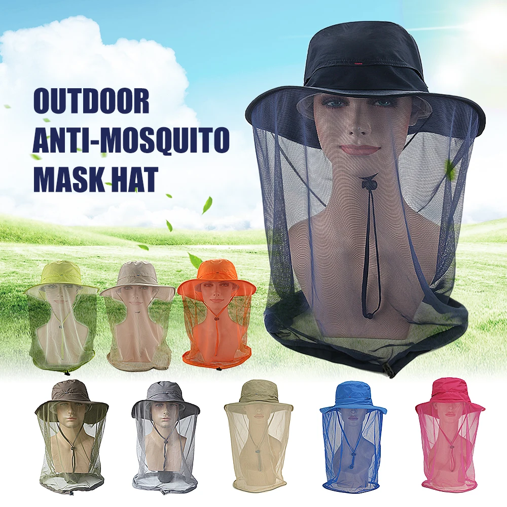 New Outdoor Fishing Cap Anti-mosquito Mask Fishing Hat with Head Net Mesh Face Protection Fishing Sun Protection Camping Hat
New Outdoor Fishing Cap Anti-mosquito Mask Fishing Hat with Head Net Mesh Face Protection Fishing Sun Protection Camping Hat