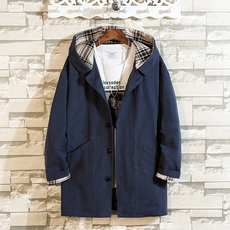 Men's Windbreaker 2019 Spring New Large Size M-5XL Gentleman Jacket In The Long Section Of Business Casual Men's Clothing Loose
Men's Windbreaker 2019 Spring New Large Size M-5XL Gentleman Jacket In The Long Section Of Business Casual Men's Clothing Loose