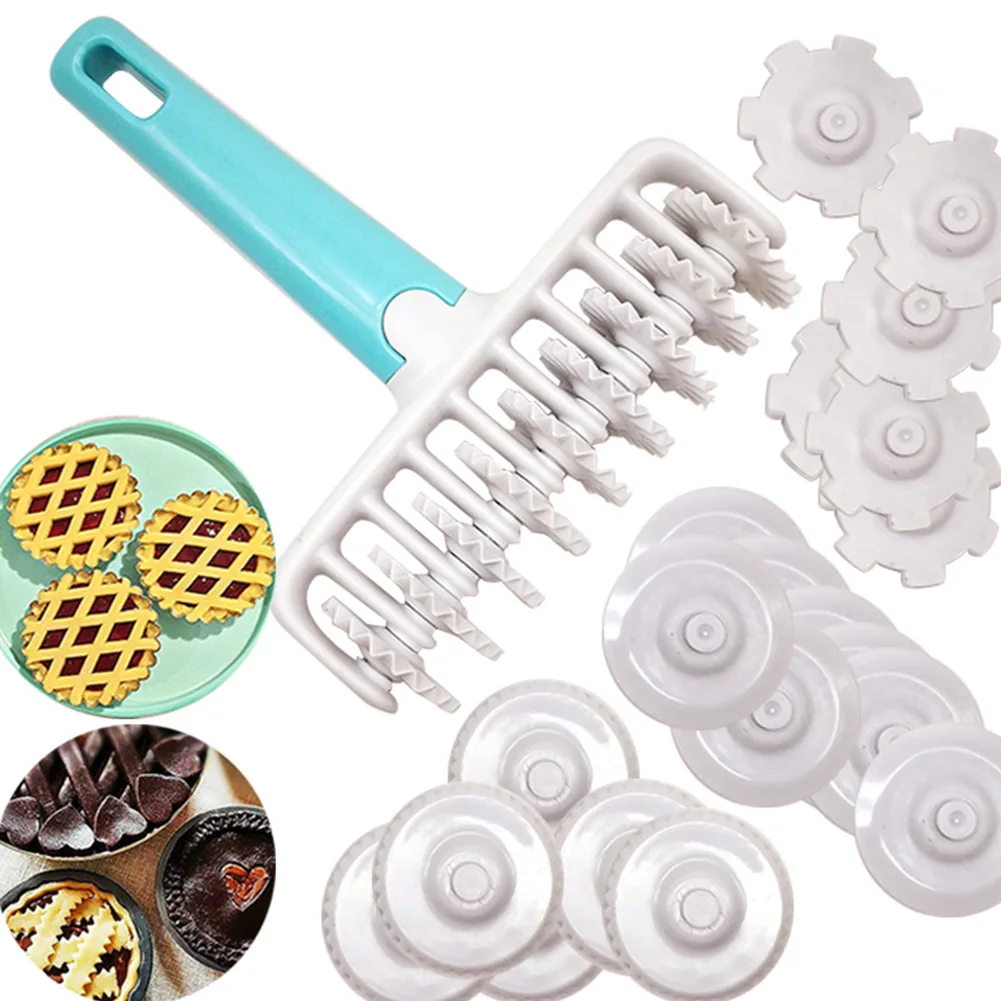 37pcs Cake Embosser Tape Cutter Different Gears Decorating Strip Ribbon Baking Tool Cookie Dough Rolling Pin Set Sugarcraft
37pcs Cake Embosser Tape Cutter Different Gears Decorating Strip Ribbon Baking Tool Cookie Dough Rolling Pin Set Sugarcraft