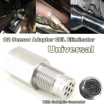 Universal O2 Sensor CEL Eliminator Adapter Spacer With Catalytic Converter 180 Degree CEL Check Engine Light Fix 
Universal O2 Sensor CEL Eliminator Adapter Spacer With Catalytic Converter 180 Degree CEL Check Engine Light Fix