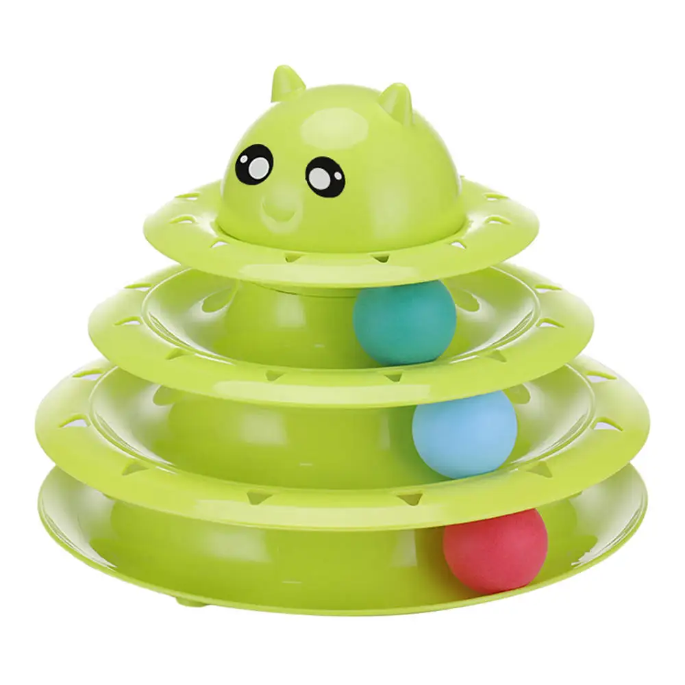 Funny Pet Toys Cat Crazy Ball Disk Interactive Amusement Plate Play Turntable Cat Toy
Funny Pet Toys Cat Crazy Ball Disk Interactive Amusement Plate Play Turntable Cat Toy
