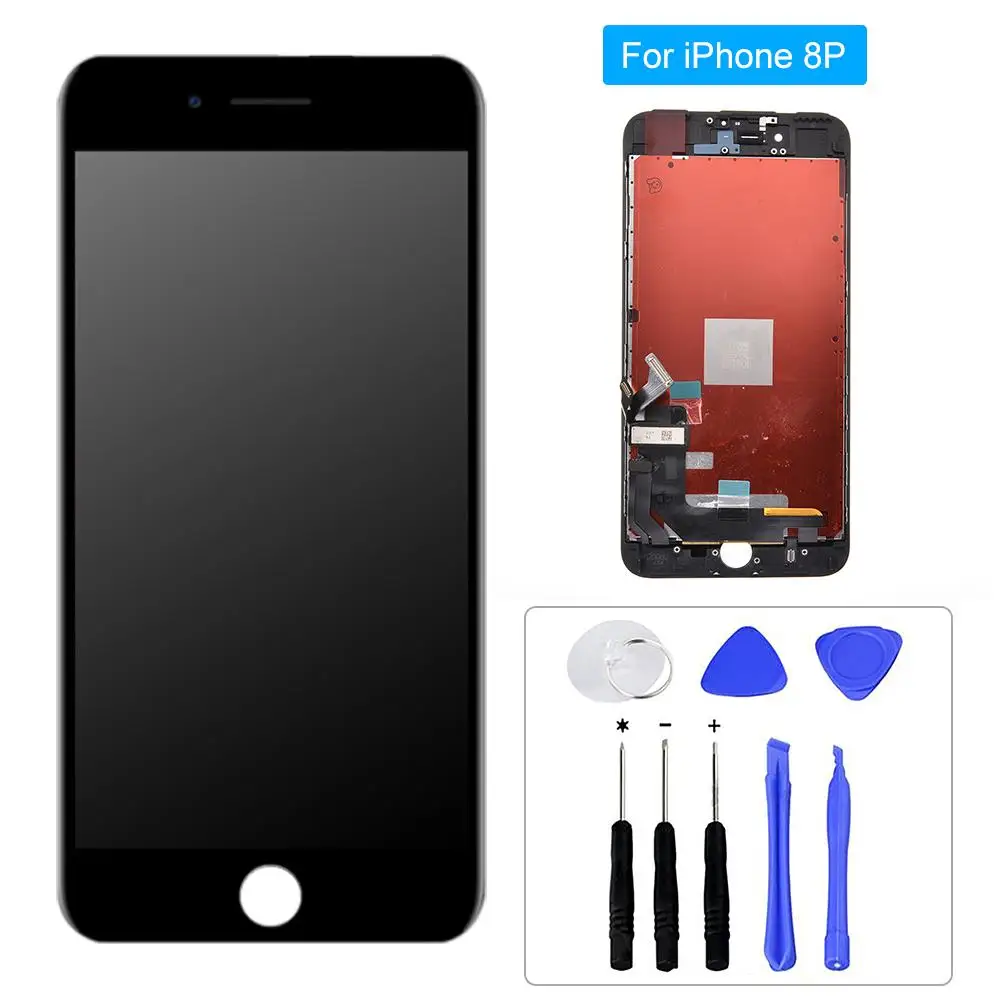 Black/White Assembly LCD Display Digitizer for iPhone 8 Plus AAA Quality LCD Touch Screen for iPhone 8 Plus No Dead Pixel
Black/White Assembly LCD Display Digitizer for iPhone 8 Plus AAA Quality LCD Touch Screen for iPhone 8 Plus No Dead Pixel