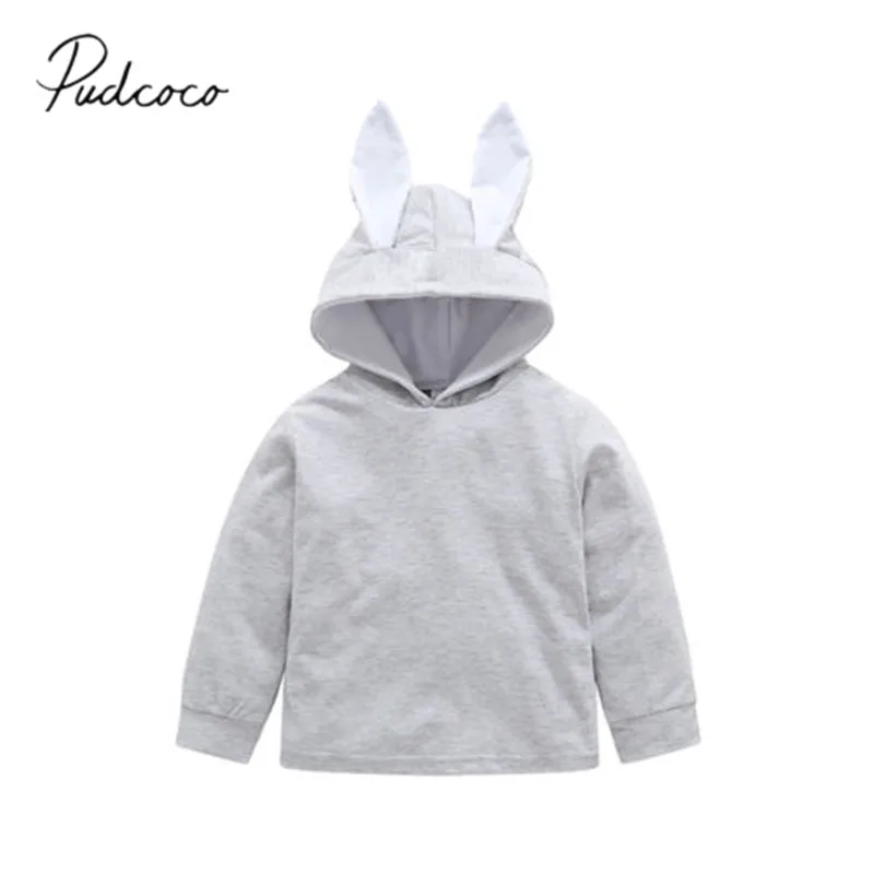 2018 Brand New Toddler Kid Baby Girl Ears Hoodie Coat Rabbit Bunny Pullover Solid Coat Grey Jacket Outwear Snowsuit Clothes 1-6Y
2018 Brand New Toddler Kid Baby Girl Ears Hoodie Coat Rabbit Bunny Pullover Solid Coat Grey Jacket Outwear Snowsuit Clothes 1-6Y