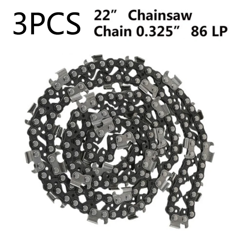 1PC/3PCS 86DL 0.325" Chainsaw 22inch Pitch 0.058" Gauge 86DL Drive Link Saw Chain For Garden Woodworking Chaninsaw Parts
1PC/3PCS 86DL 0.325" Chainsaw 22inch Pitch 0.058" Gauge 86DL Drive Link Saw Chain For Garden Woodworking Chaninsaw Parts