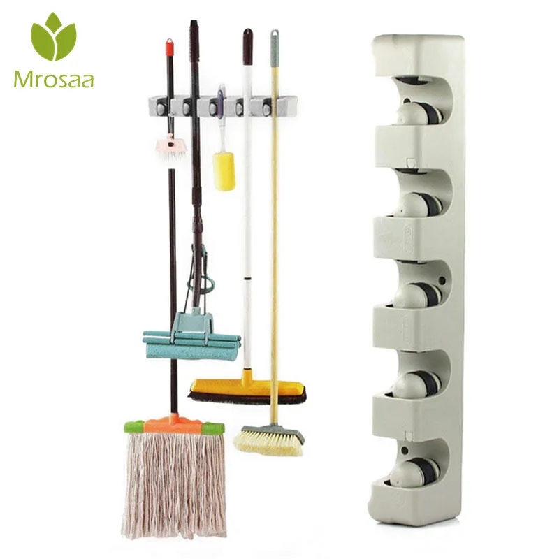 Kitchen Organizer Tool Mop Holder 5 Position 6 Hooks Brush Broom Hanger Storage Rack Household Mop Brush Hanger Kitchen Gadgets
Kitchen Organizer Tool Mop Holder 5 Position 6 Hooks Brush Broom Hanger Storage Rack Household Mop Brush Hanger Kitchen Gadgets