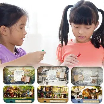 1set Box Theatre DIY Model Doll House Miniatures Furnitures Wooden Miniature Dollhouse Miniatures Toys for Doll House props
1set Box Theatre DIY Model Doll House Miniatures Furnitures Wooden Miniature Dollhouse Miniatures Toys for Doll House props