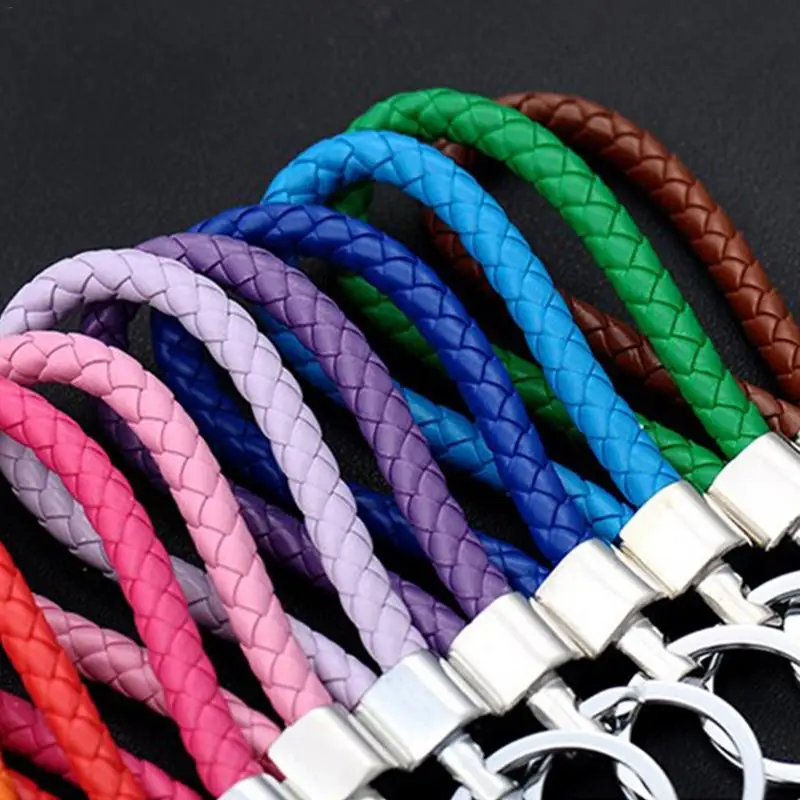 Woven PVC Soft Rubber Leather Rope Automobile Key Ring Creative Gift Metal Key Ring Practical Hanging Accessory Color Random
Woven PVC Soft Rubber Leather Rope Automobile Key Ring Creative Gift Metal Key Ring Practical Hanging Accessory Color Random