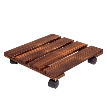 25*25cm Solid Wood Removable Stand Plant Pot Tray Wood Base Holder with Casters Plant Trolley for Succulent Flower - Square
25*25cm Solid Wood Removable Stand Plant Pot Tray Wood Base Holder with Casters Plant Trolley for Succulent Flower - Square